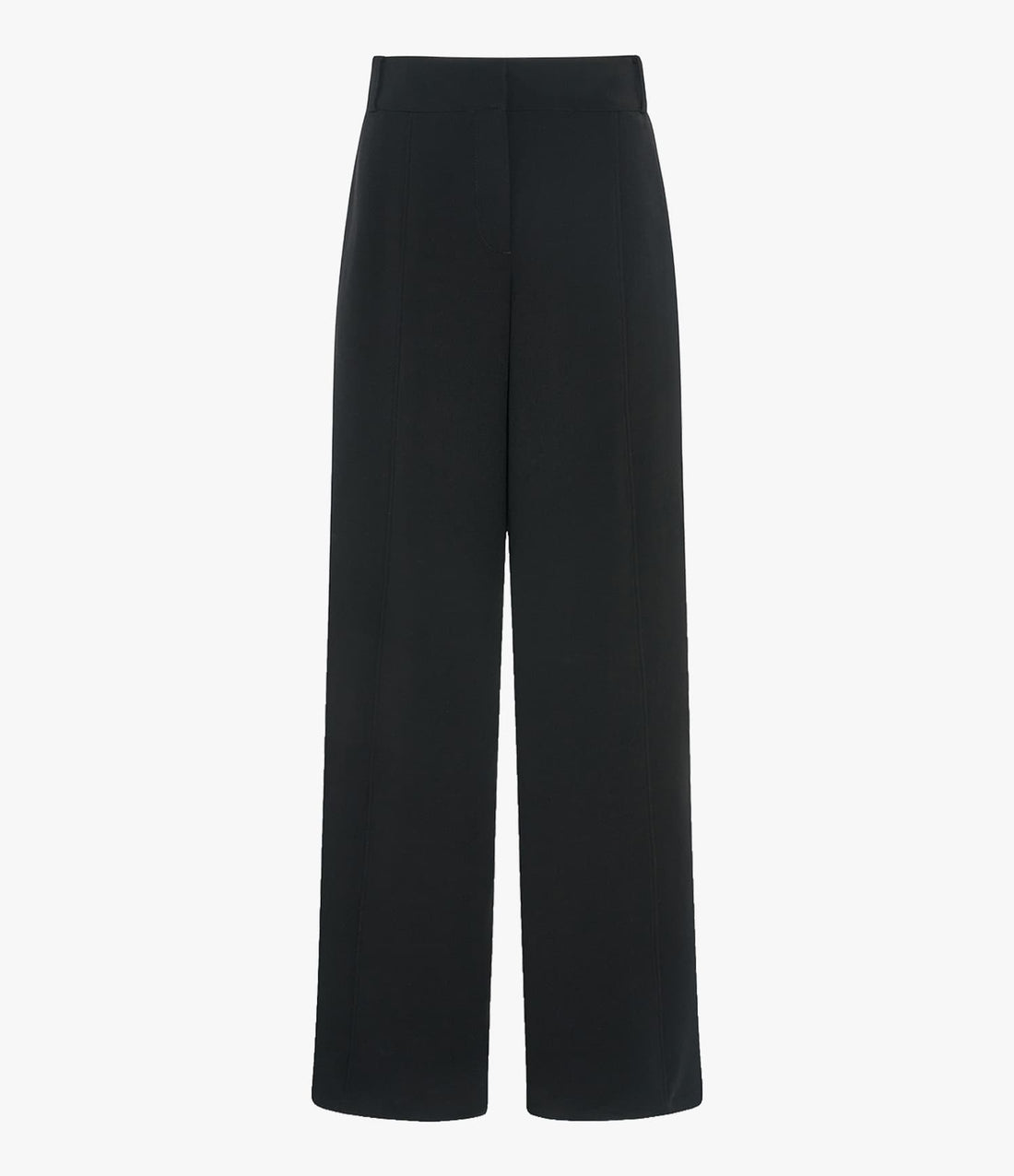 Double Face High Waist Pant | Black