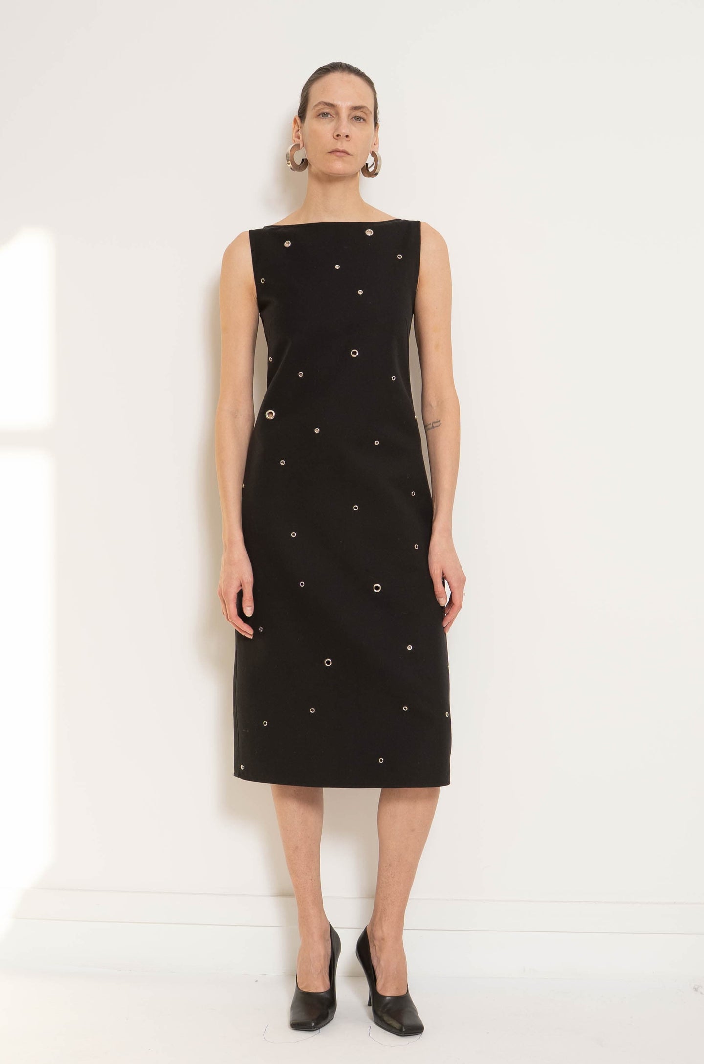 Eyelet Dress | Black