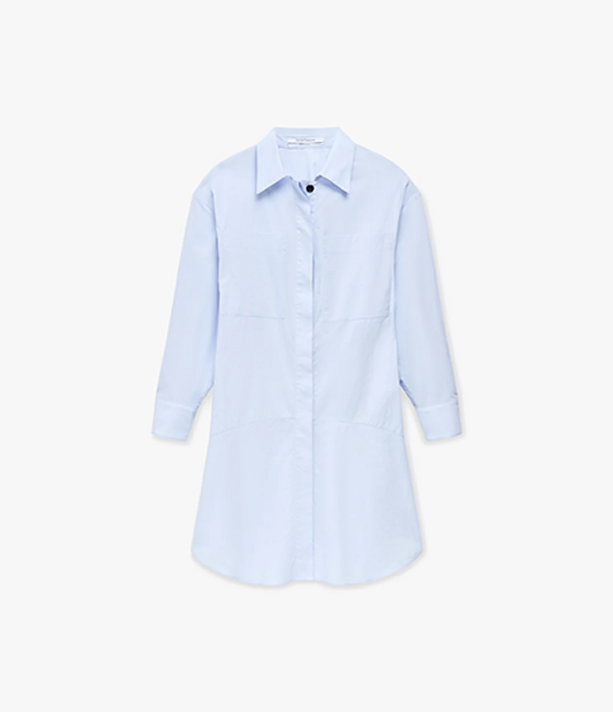 Another Tomorrow Shirt Dress in French Blue – Cotton Women's Dress