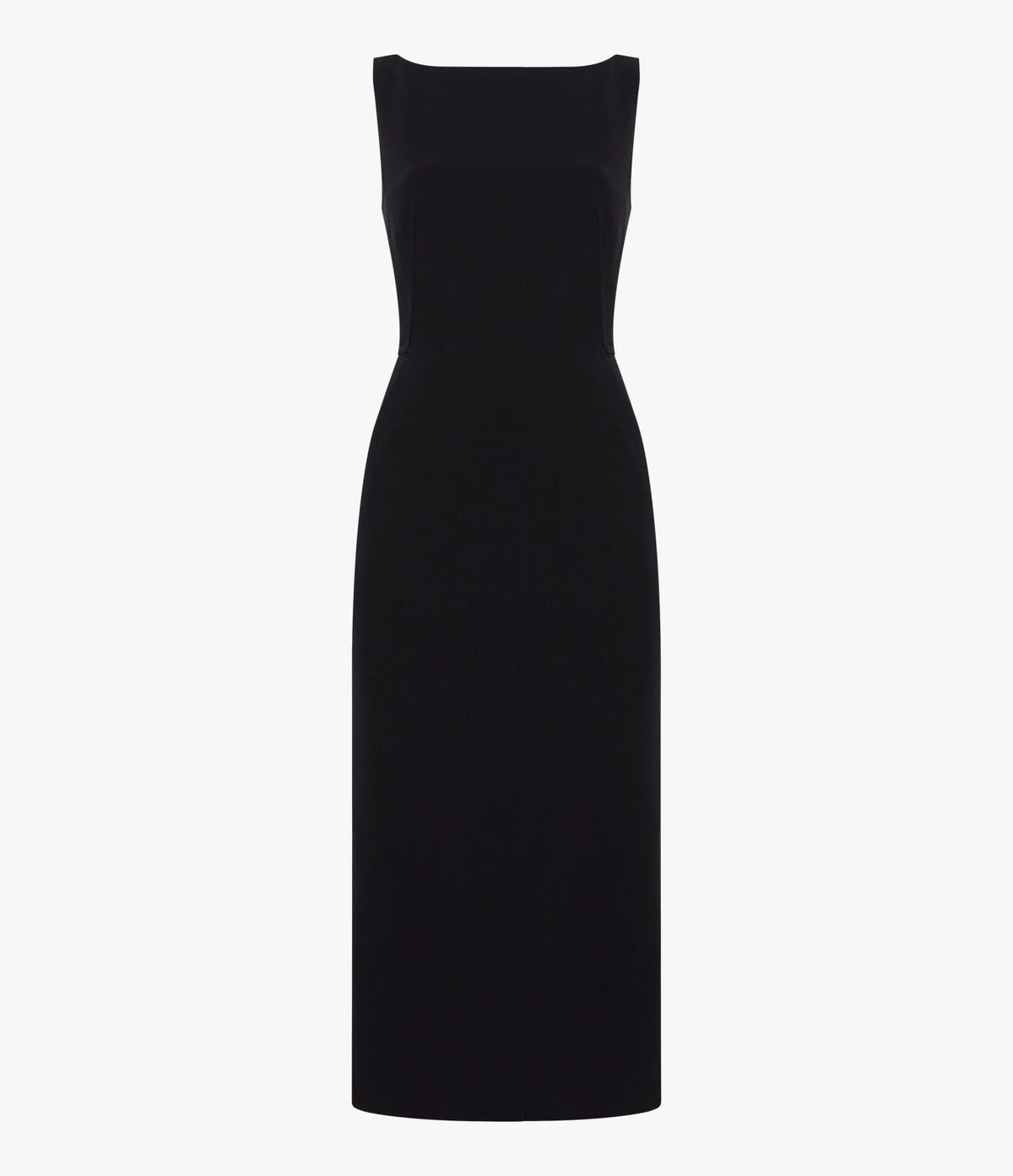 black boatneck dress Doppio Boatneck Dress
