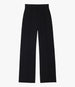 Another Tomorrow Doppio Wide Leg Pant in Black – Wool Women's Trousers
