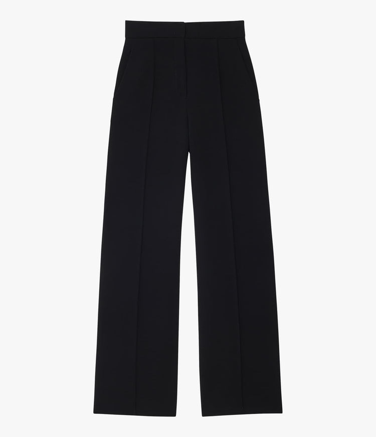 Doppio Wide Leg Pant | Black