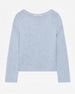 Draped Knit Sweater | Sky