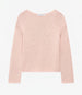 Another Tomorrow Draped Knit Sweater in Quartz – Cotton Women's Knitwear