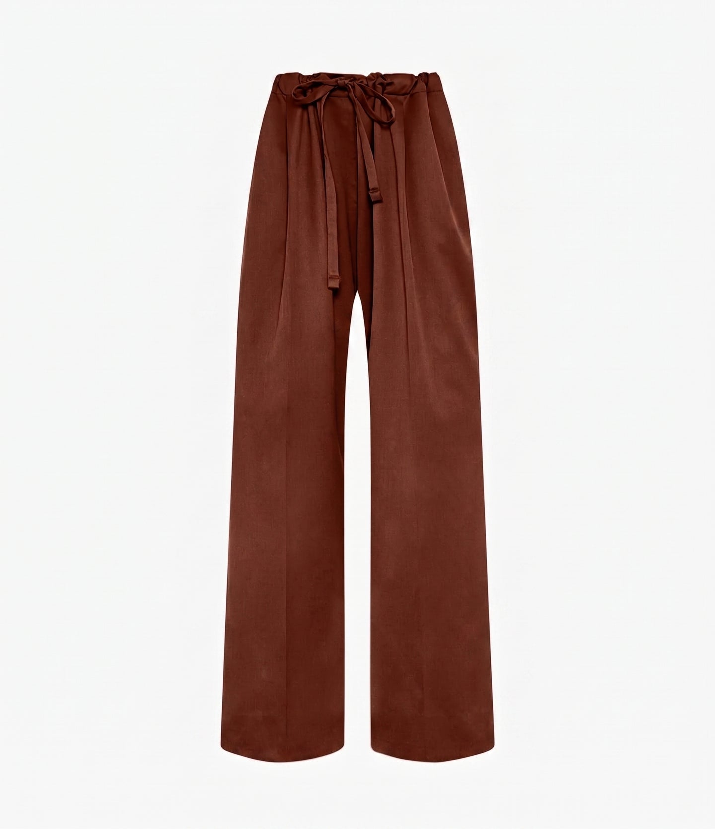 Wool Drawcord Pant | Cinnamon