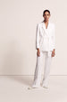 Another Tomorrow Summer Jacket in White – Linen Women's Jacket
