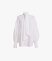 Exaggerated Bow Blouse | White