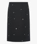 Eyelet Skirt | Black