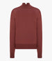 Another Tomorrow Featherweight Turtleneck in Cinnamon – Wool Women's Knitwear