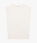 Another Tomorrow Featherweight Shell in Off White – Wool Women's Top
