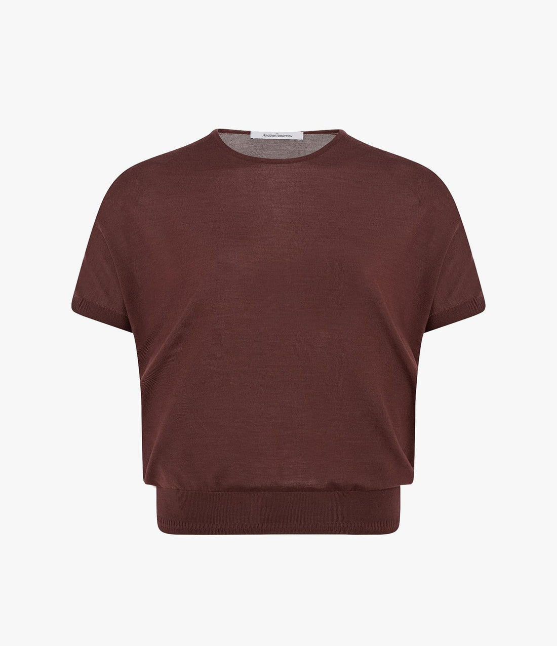 Another Tomorrow Featherweight Top in Cinnamon – Wool Women's Top