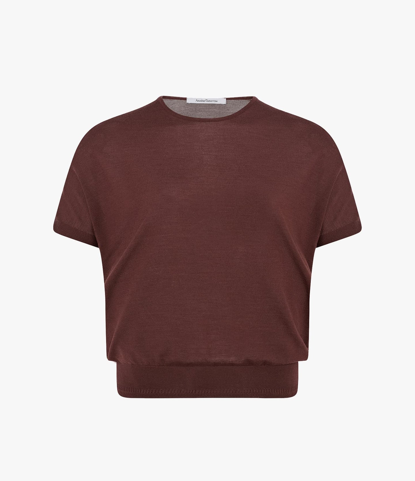 Another Tomorrow Featherweight Top in Cinnamon – Wool Women's Top
