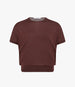 Another Tomorrow Featherweight Top in Cinnamon – Wool Women's Top