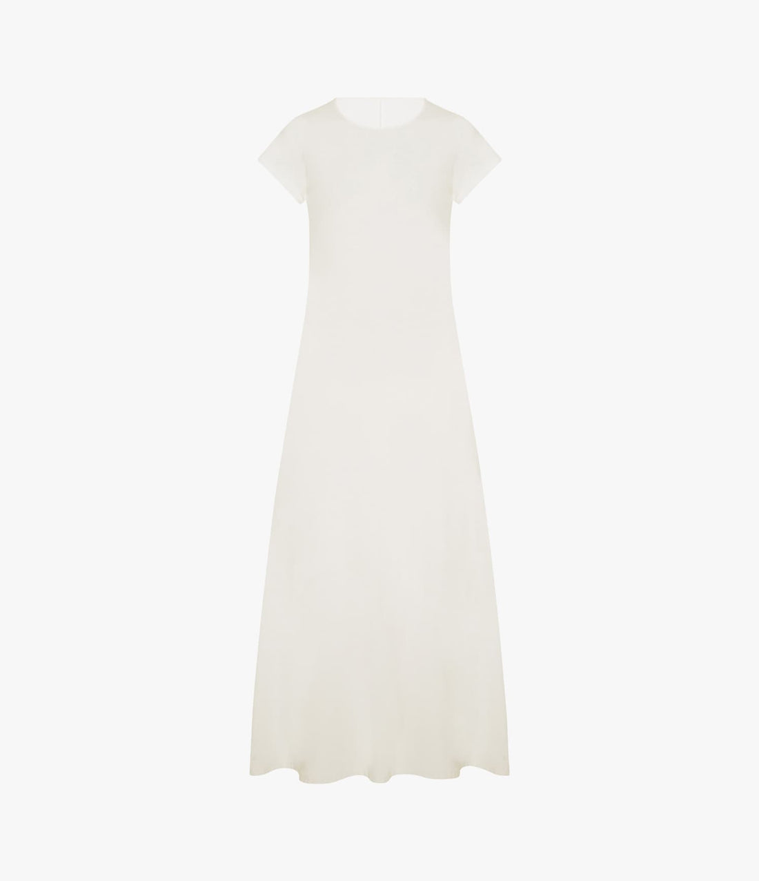 Fitted Tee Dress | White