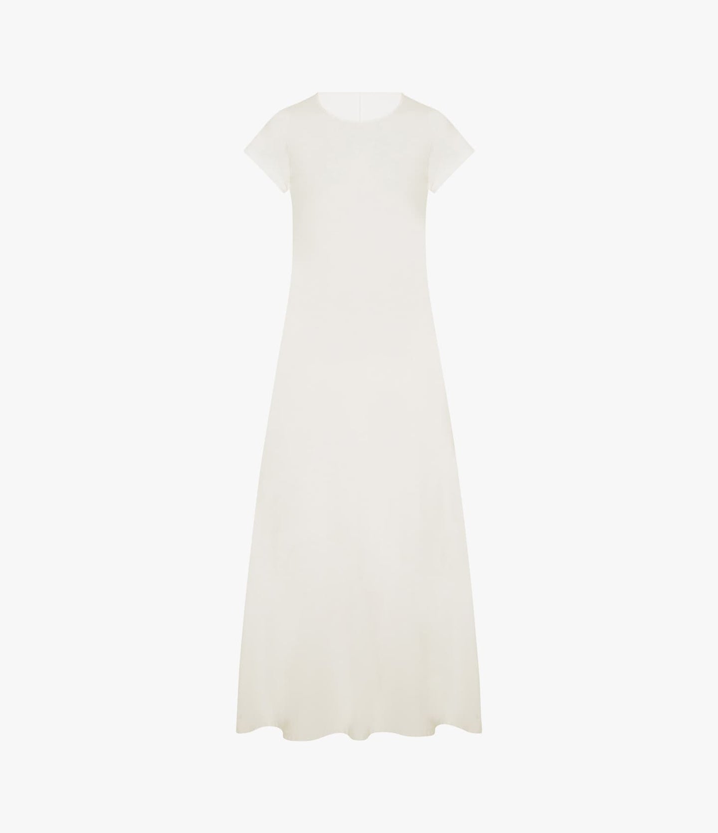 Fitted Tee Dress | White