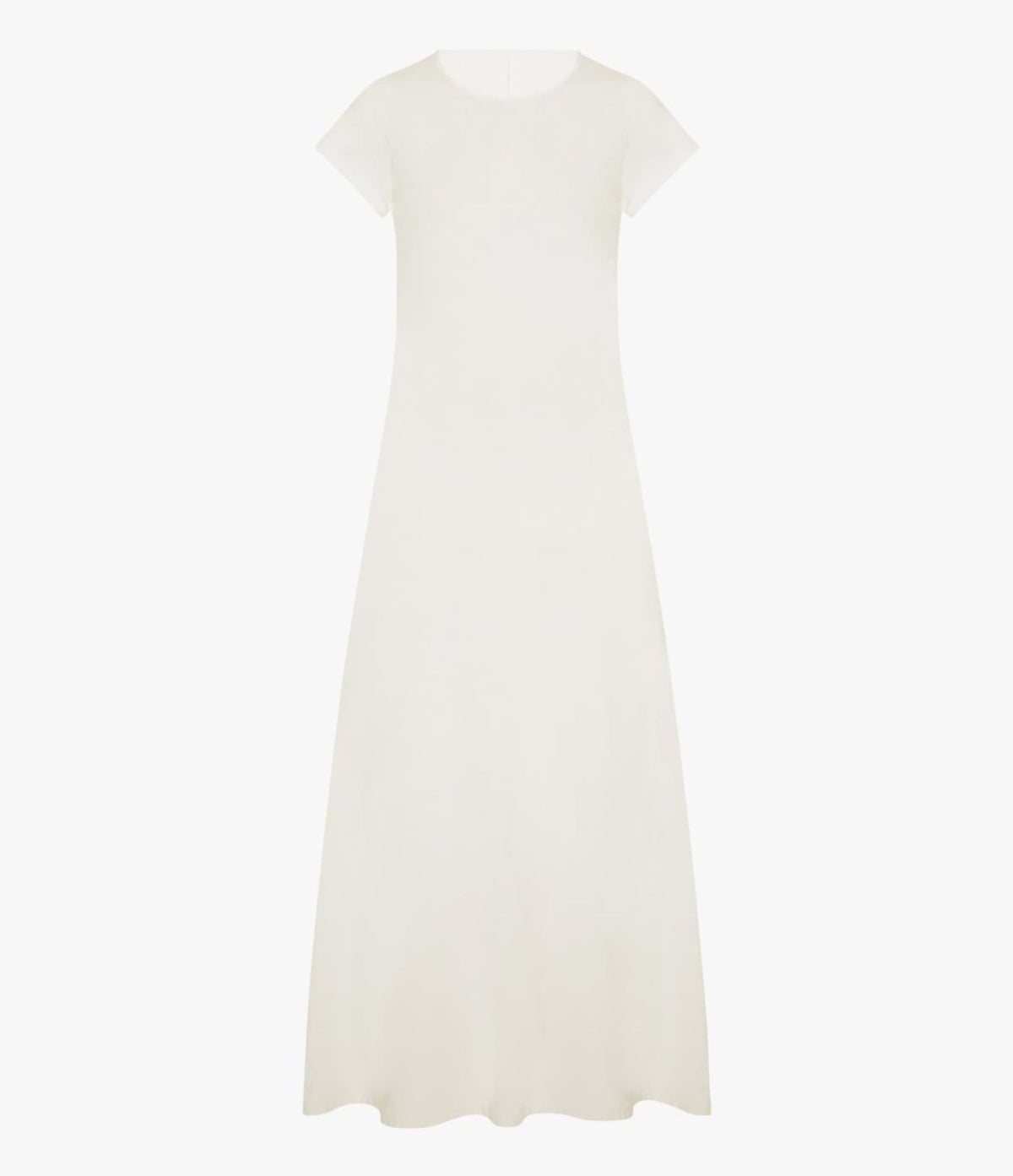 Fitted Tee Dress | White