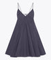 Another Tomorrow Flare Sun Dress in Midnight – Cotton Women's Dress