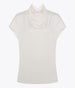 Another Tomorrow Fluid Cowl Neck Top in Off White – Jersey Women's Top