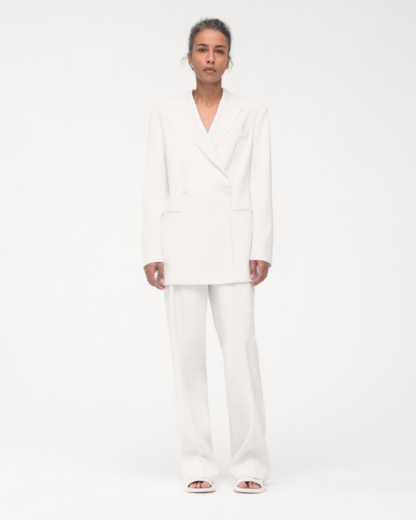 Fluid Double Breasted Jacket - Resale | Off White