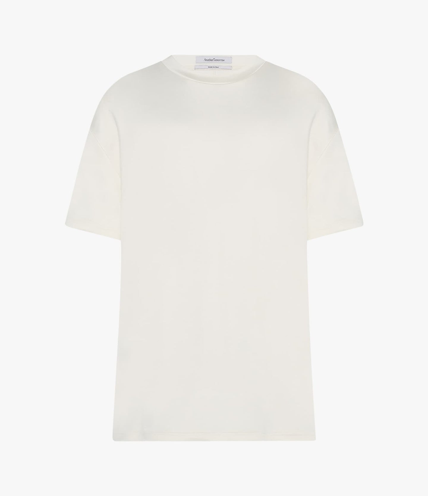 Another Tomorrow Fluid Jersey Top in Off White – Jersey Women's Top