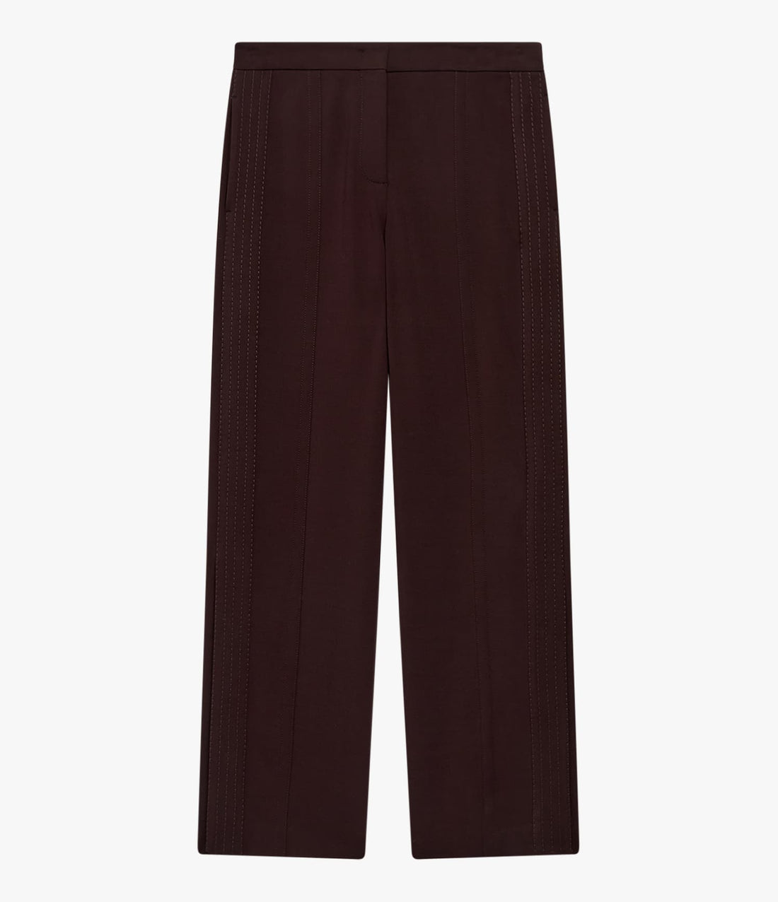 Fluid Jersey Track Pant | Dark Chocolate