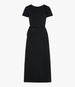 Another Tomorrow Fluid Wrap Dress in Black – Jersey Women's Dress