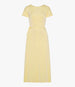 Another Tomorrow Fluid Wrap Dress in Honeysuckle – Viscose Women's Dress
