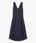Another Tomorrow Full Skirt Dress in Midnight – Cotton Women's Dress