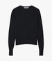 Another Tomorrow Featherweight Crew in Black – Wool
