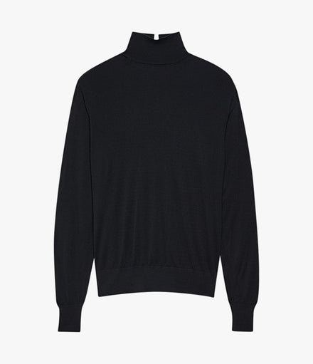 Featherweight Turtleneck | Black