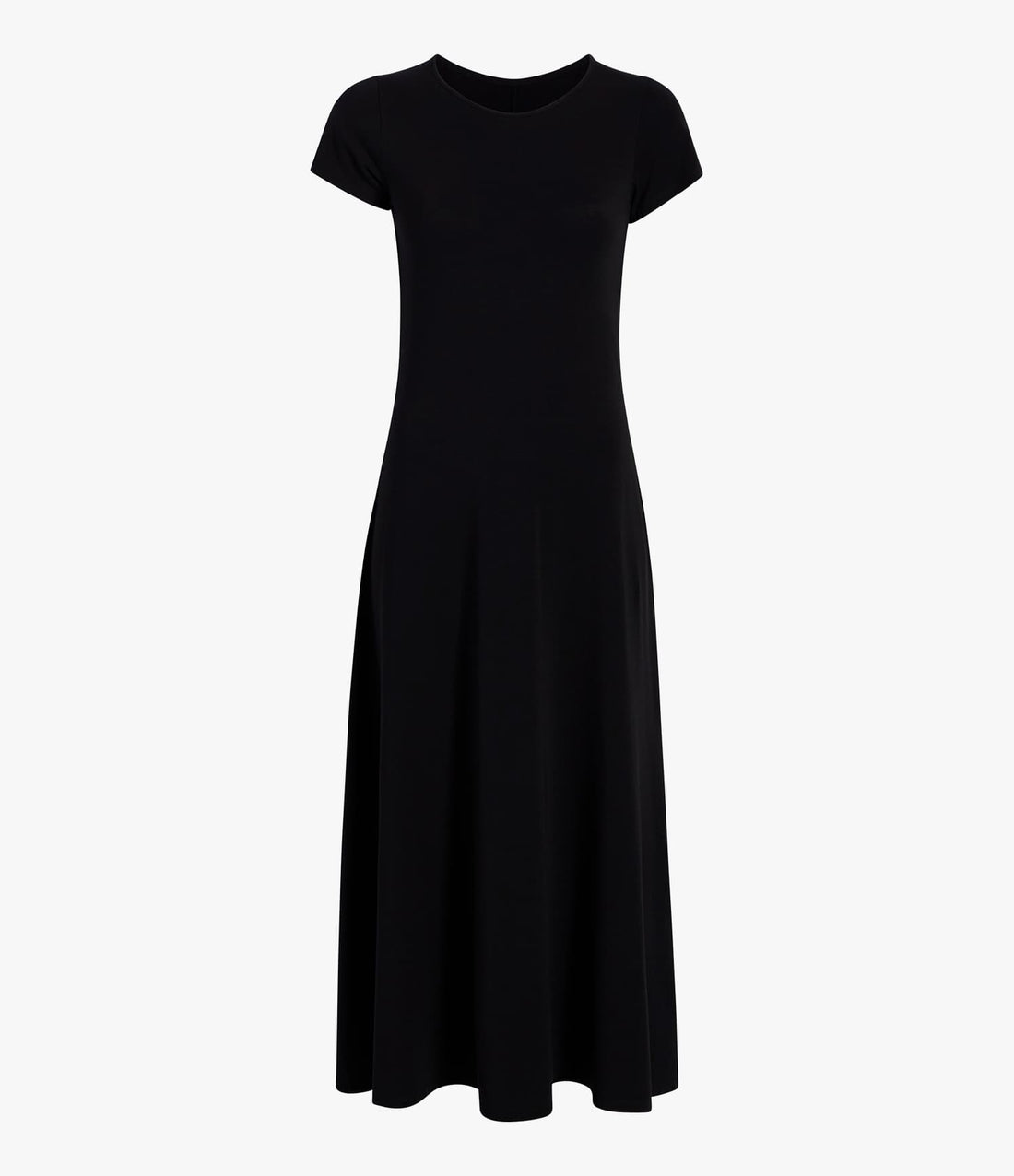 Another Tomorrow Fitted Tee Dress | Black Size L Another Tomorrow Fitted Tee Dress | Black Size L