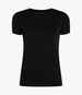Another Tomorrow Fitted Tee in Black – Cotton Women's Top