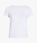 Another Tomorrow Fitted Tee in White – Cotton Women's Top