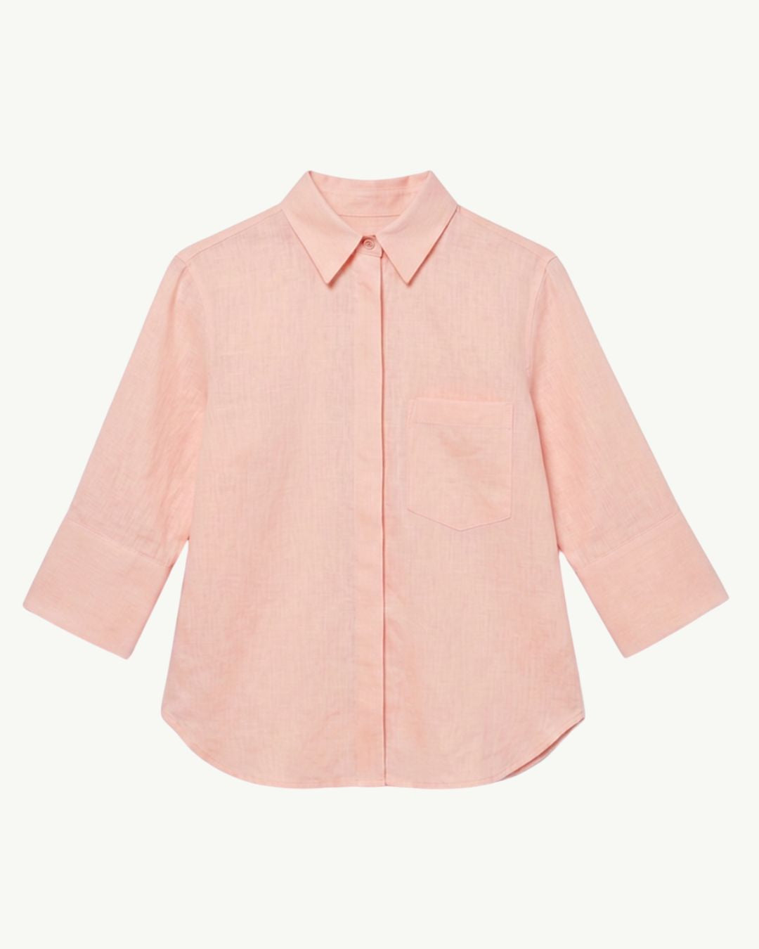 French Cuff Blouse | Quartz
