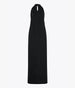 Another Tomorrow Gathered Halter Dress in Black – Jersey Women's Dress