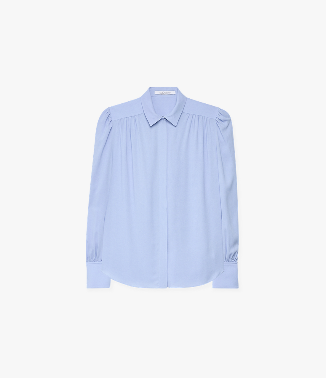 Gathered Blouse | Oxford Blue