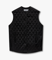 Satin Gilet | Black