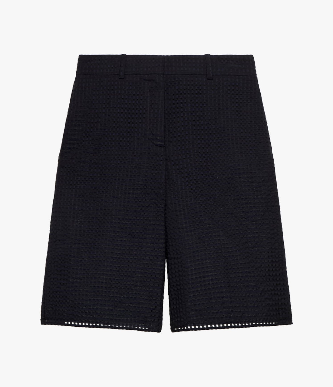Gingham Bermuda Short | Black