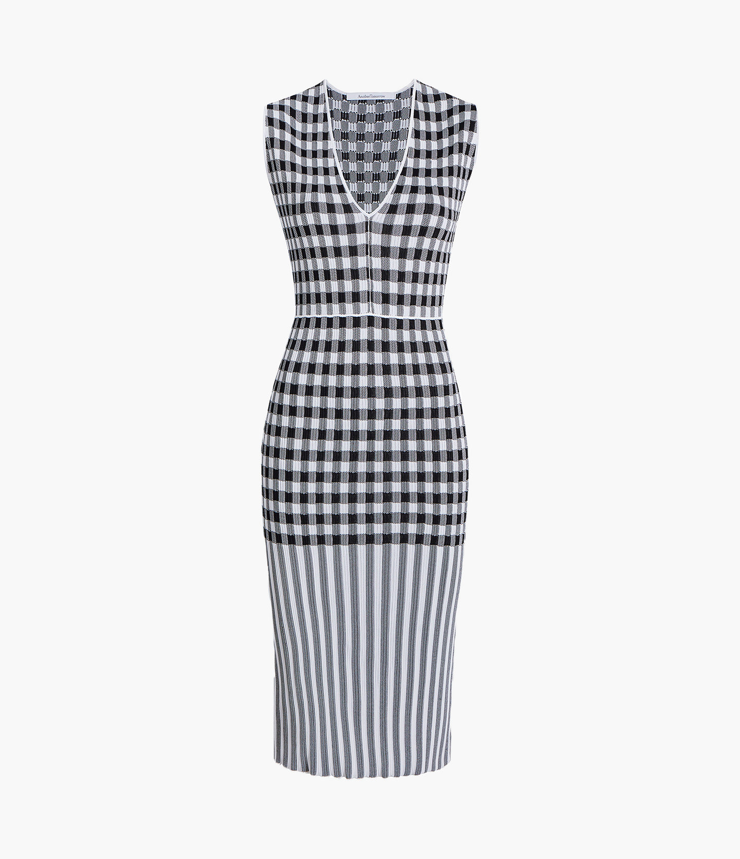 Gingham Knit Dress | Gingham Mix