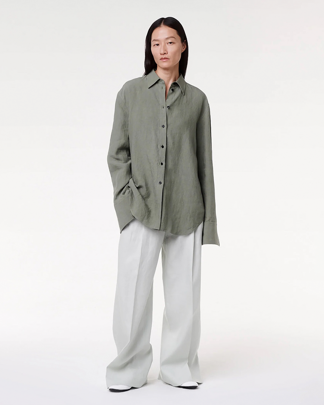 oversized mens dress shirt Reiss