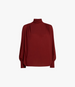 High Neck Blouse | Rust