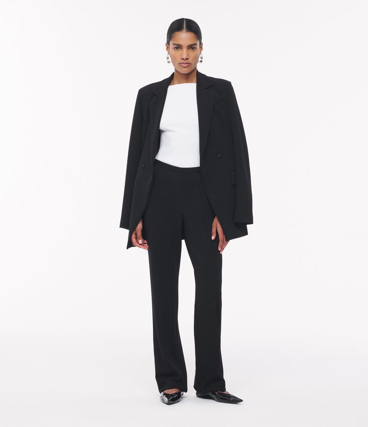 Another Tomorrow Jersey Jacket | Black Size 36 Another Tomorrow Jersey Jacket | Black Size 36