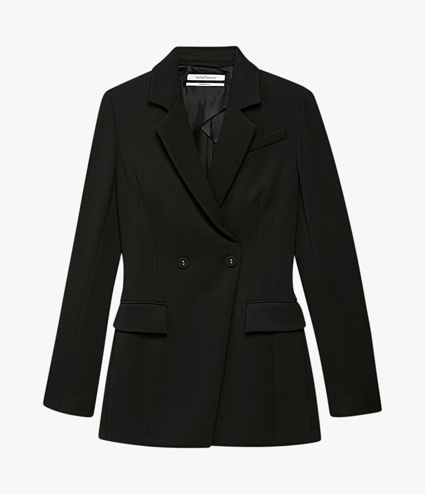 Another Tomorrow Jersey Jacket in Black – Viscose Women's Jacket