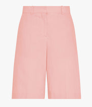Linen Bermuda Short | Seashell Pink