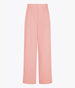 Another Tomorrow Linen Pleated Trouser in Seashell Pink – Linen Women's Trousers
