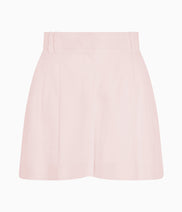 Linen Pleated Short | Quartz
