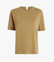 Luxe Seamed Short Sleeve | Hazelnut
