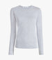 Another Tomorrow Long Sleeve T-Shirt in Heather Grey – Cotton Women's Top
