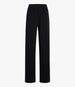 Another Tomorrow Luxe Seamed Lounge Pant in Black – Cotton Women's Trousers