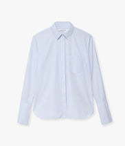Mens Poplin Shirt | French Blue